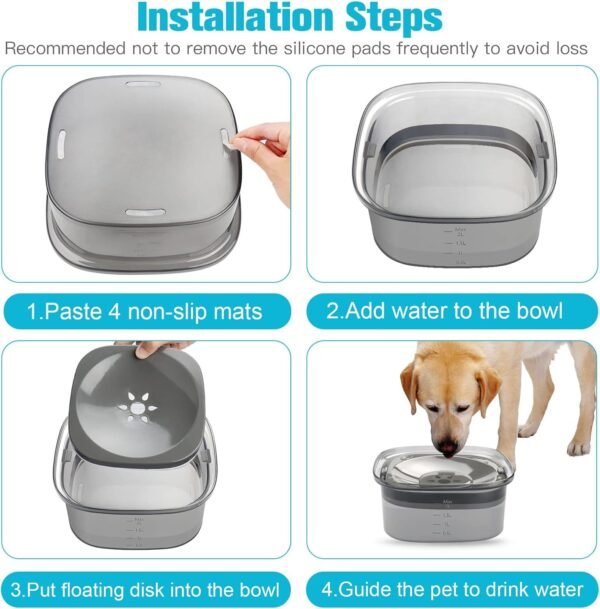 Anti-Spill Dog Water Bowl - Image 6