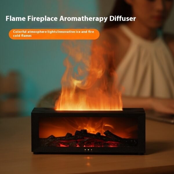 3D flame humidifier with aromatherapy capability - Image 4