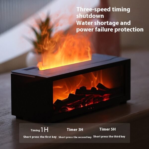 3D flame humidifier with aromatherapy capability - Image 7