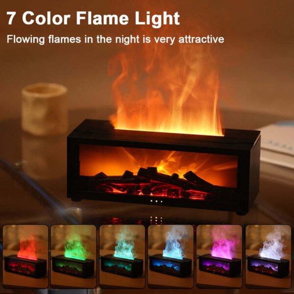 3D flame humidifier with aromatherapy capability - Image 5