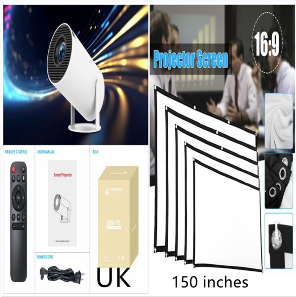 HY300 Pro Projector Home Theater Entertainment Portable Small Projector - Image 6
