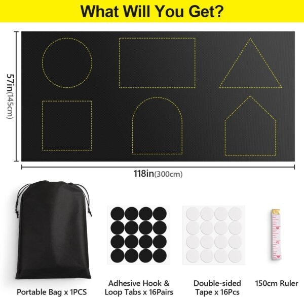 Self-Adhesive Pleated Blackout Blinds - Image 4