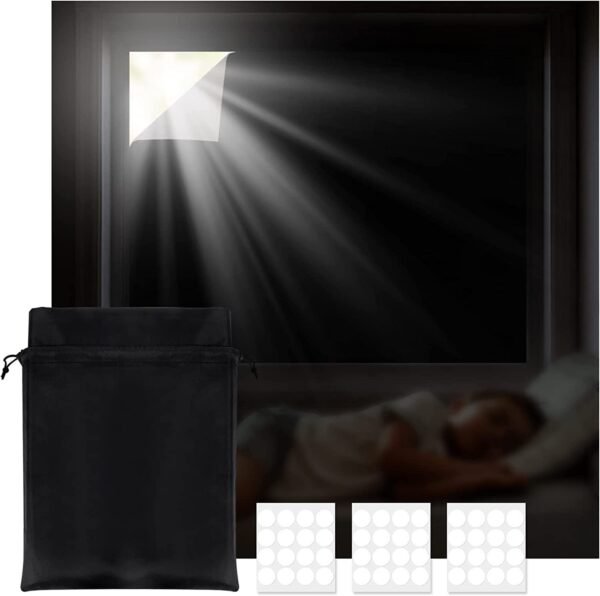 Self-Adhesive Pleated Blackout Blinds - Image 5