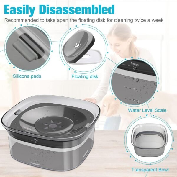 Anti-Spill Dog Water Bowl - Image 8