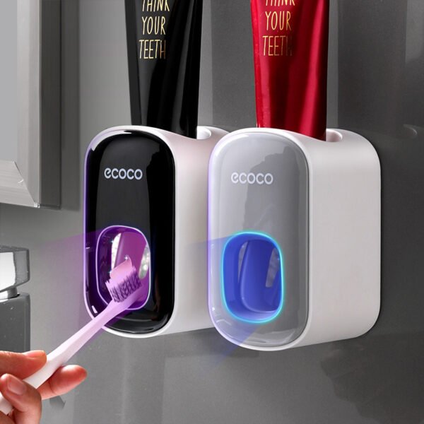 Wall mounted automatic toothpaste dispenser